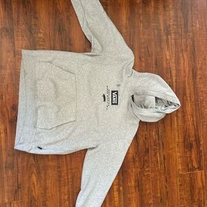 Vans Gray Checkered Logo Hoodie